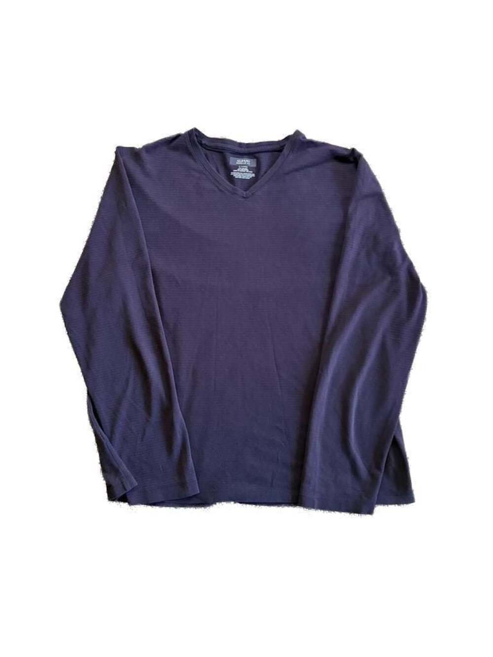 Alfani Regular Fit Long Sleeve V-Neck T-Shirt